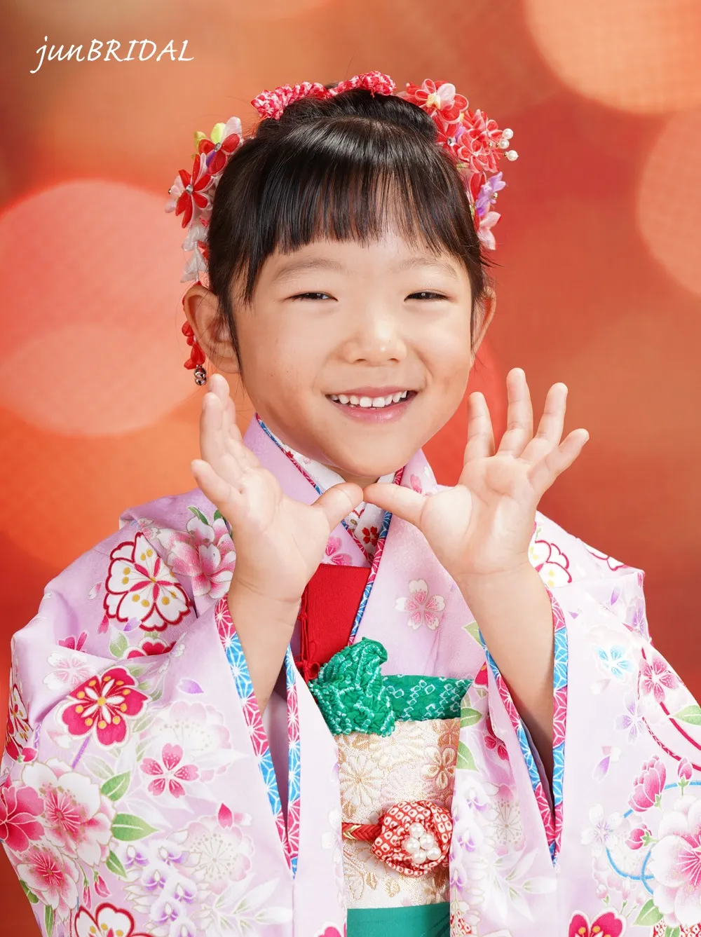 七五三の着物レンタルとヘアセットサービス